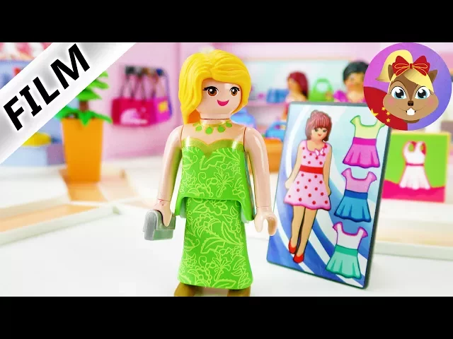 摩比游戏 playmobil 玩偶影片 小佳在购物中心逛街 寻找新的模特选秀